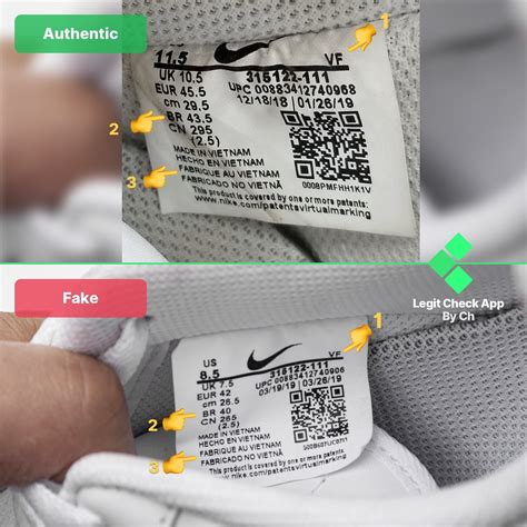 good replica nike shoes thread|How to identify original Nike sneakers from the fakes.